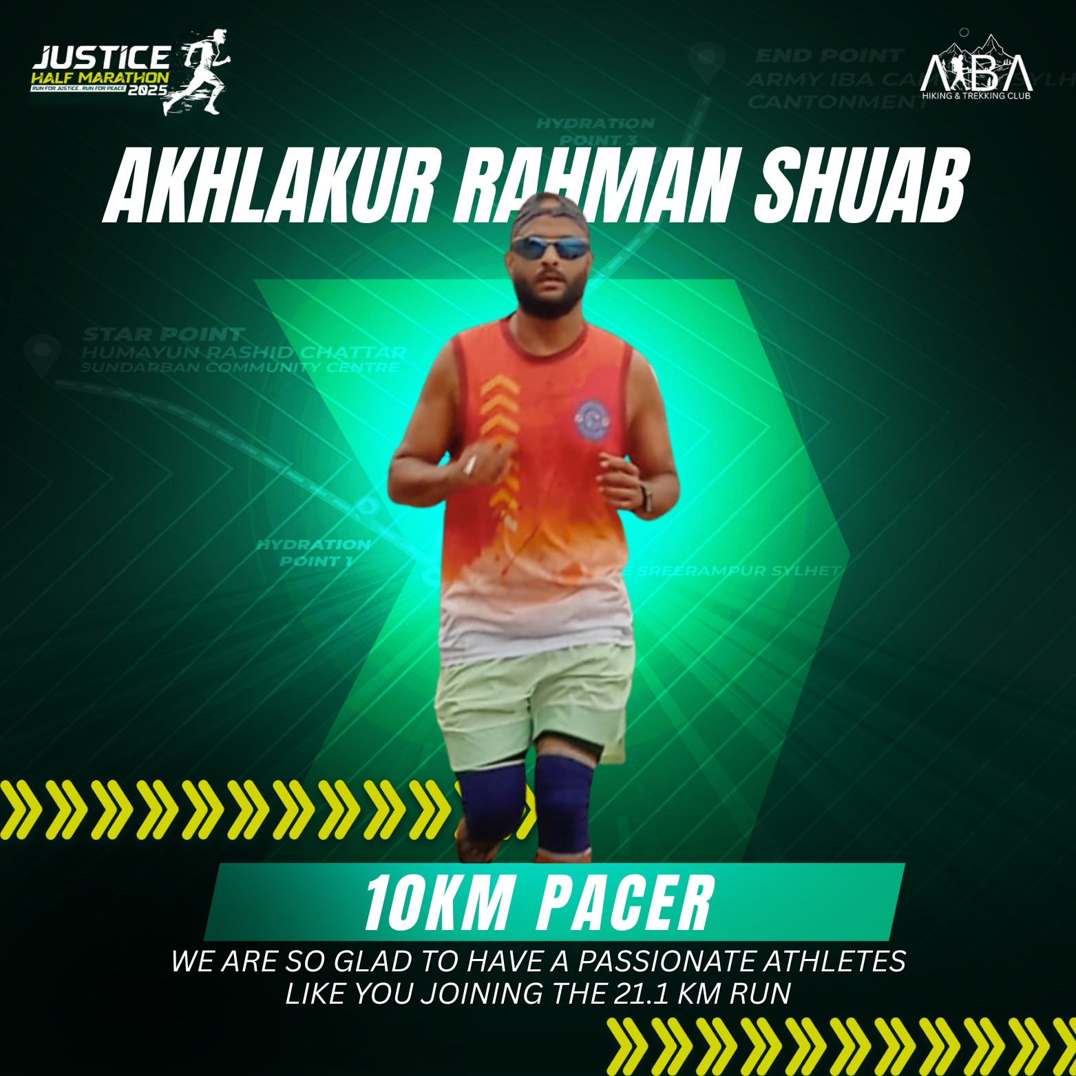 10 KM Pacer - Akhlakur Rahman Shuab